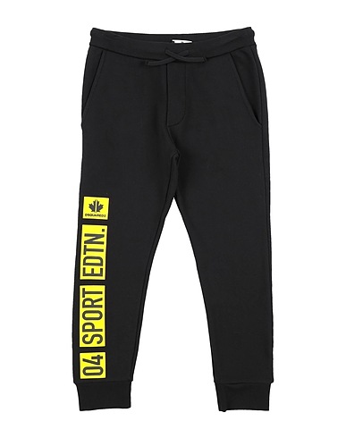 DSQUARED2 Casual trouser Black 100% Cotton, Elastane