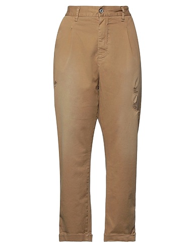 PLEASE Casual trouser Camel 98% Cotton, 2% Elastane
