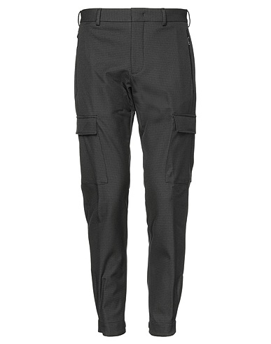 PT Torino Casual trouser Grey 66% Polyamide, 27% Viscose, 7% Elastane