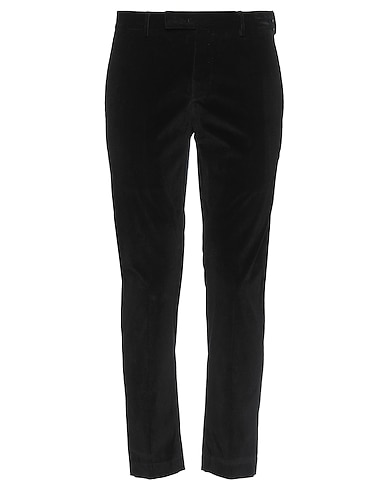 PT Torino Casual trouser Black 98% Cotton, 2% Elastane