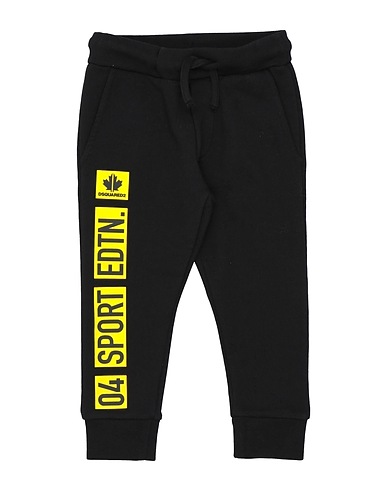 DSQUARED2 Casual trouser Black 100% Cotton, Elastane