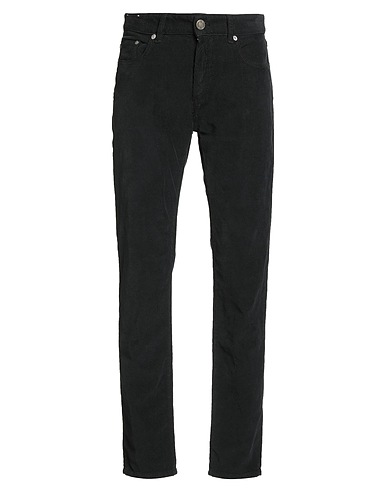 PT Torino Casual trouser Black 98% Cotton, 2% Elastane