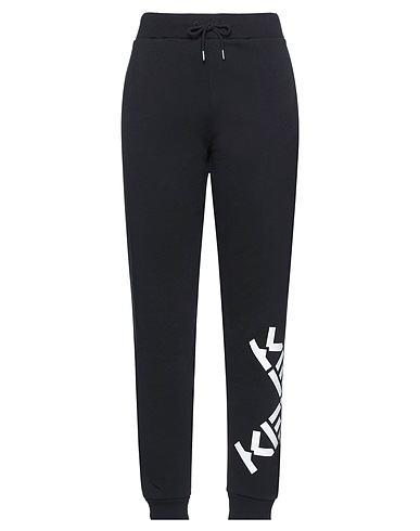 KENZO Casual trouser Black 87% Cotton, 13% Polyester