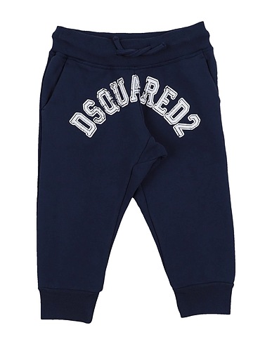 DSQUARED2 캐주얼 바지 미드나잇 블루 100% 코튼