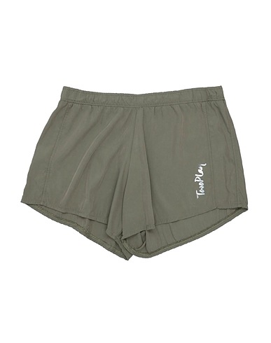 TWO PLAY Shorts & Bermuda Military green 81% Modal, 19% Polyester