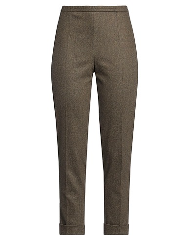 NINA 14.7 Casual trouser Dark green 90% Virgin Wool, 8% Cashmere, 2% Elastane