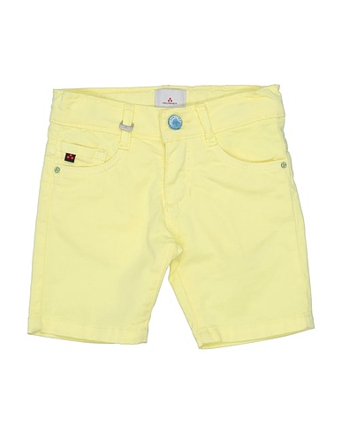 PEUTEREY Shorts & Bermuda Pastel yellow 98% Cotton, 2% Elastane