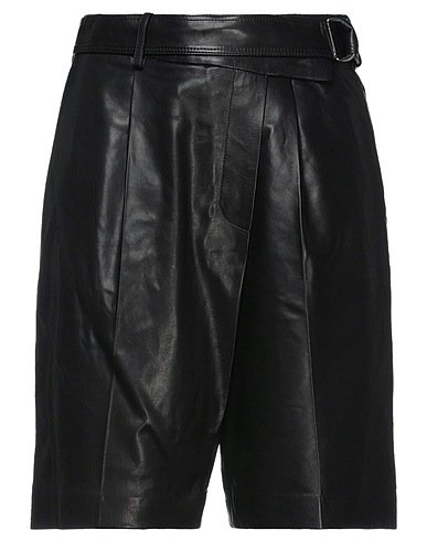 HELMUT LANG Lederhose Schwarz 100% Lammleder