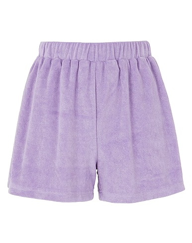 8 by YOOX Shorts & Bermudas COTTON TOWEL TERRY PULL-ON SHORTS
 Malve 80% Baumwolle, 20% Polyester