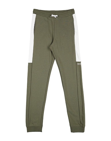 BOSS Pantalone Verde militare 87% Cotone, 13% Poliestere, Elastan