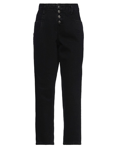 MAJE Denim pants Black 100% Cotton
