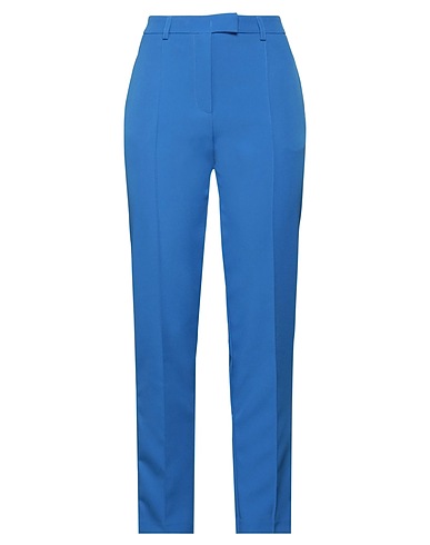 MANILA GRACE Casual pants Blue 95% Polyester, 5% Elastane
