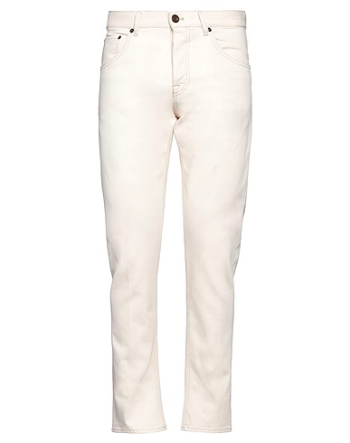 PT Torino Denim pants Off white 98% Cotton, 2% Elastane