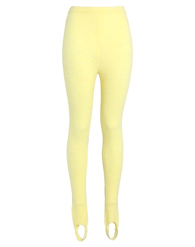 AMERICAN VINTAGE Leggings Giallo 50% Acrilico, 29% Poliammide, 19% Lana, 2% Elastan