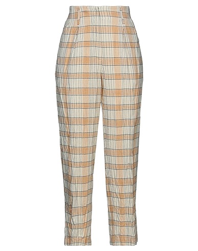 FORTE_FORTE Casual trouser Beige 57% Viscose, 43% Virgin Wool