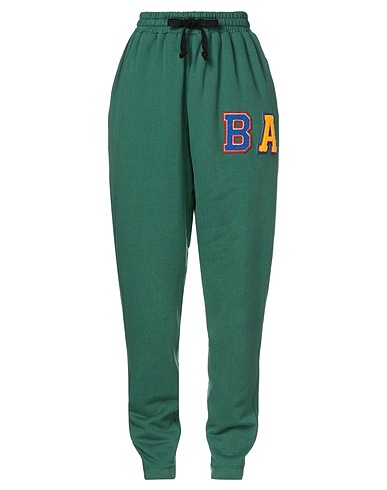 LAURENCE BRAS Pantalone Verde smeraldo 100% Cotone