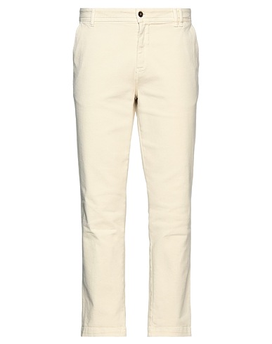 BARMAS Casual pants Ivory 98% Cotton, 2% Elastane