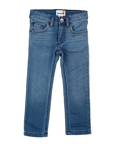 TIMBERLAND Denim trousers Blue 51% Cotton, 27% Lyocell, 20% Polyester, 2% Elastane
