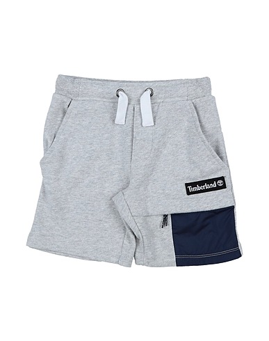 TIMBERLAND Shorts & Bermuda Light grey 77% Cotton, 23% Polyester, Elastane