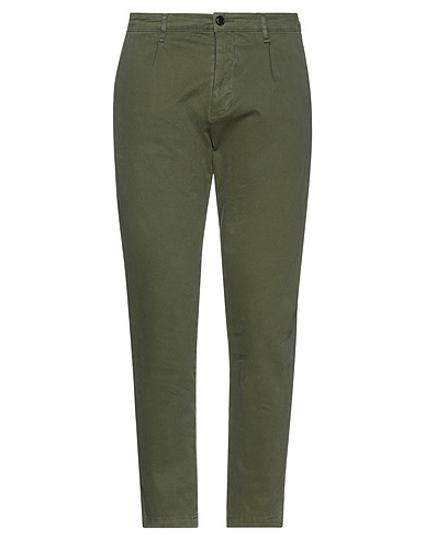 HAIKURE Pantalone Verde militare 98% Cotone, 2% Elastan