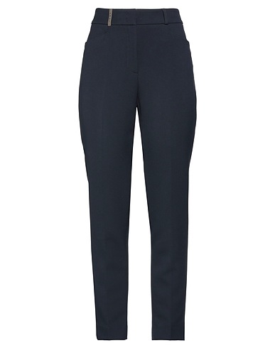 PESERICO Pantalone Blu notte 64% Poliestere, 27% Viscosa, 6% Cotone, 3% Elastan