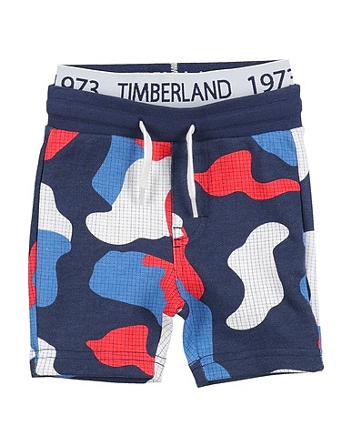 TIMBERLAND Shorts & Bermuda Midnight blue 80% Cotton, 20% Polyester, Elastane