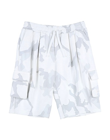 DOLCE&GABBANA Shorts & Bermuda Light grey 100% Cotton, Viscose, Polyurethane
