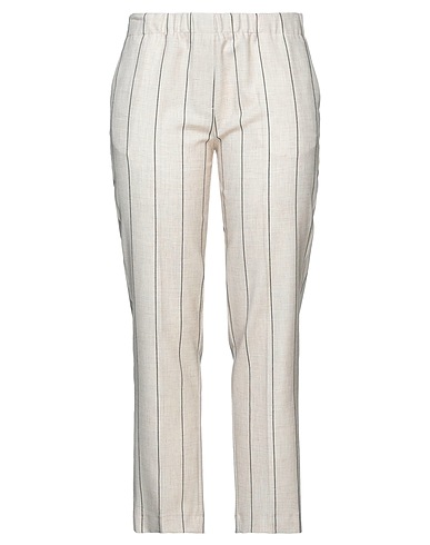 ALYSI Casual trouser Sand 29% Virgin Wool, 28% Viscose, 25% Polyester, 14% Cotton, 4% Synthetic fibers