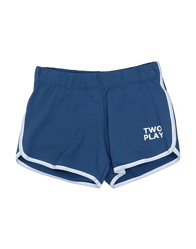 TWO PLAY Shorts & Bermuda Slate blue 94% Cotton, 6% Elastane
