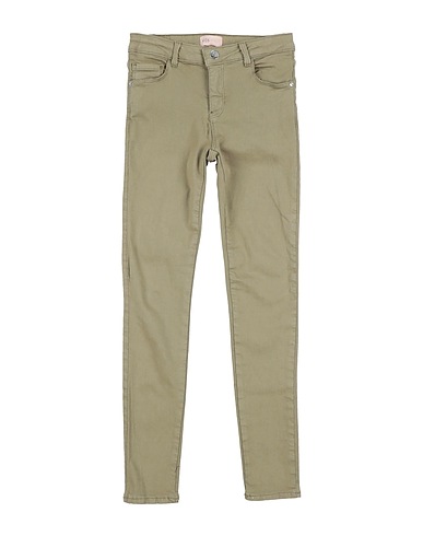 KIDS ONLY Denim trousers Military green 98% Cotton, 2% Elastane