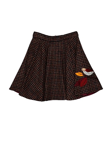 DOLCE&GABBANA Gonna Bordeaux 43% Lana, 40% Lana di alpaca, 17% Poliammide, Poliestere, Viscosa