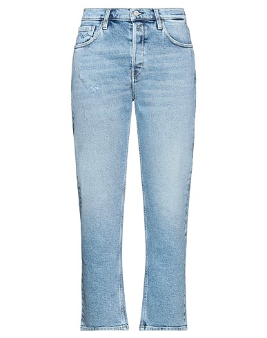 REPLAY Denim trousers Blue 96% Cotton, 3% Polyester, 1% Elastane
