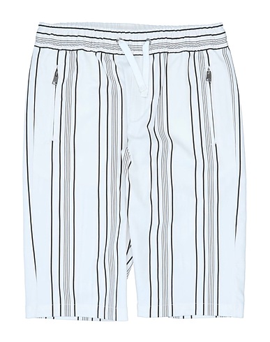 DOLCE&GABBANA Shorts & Bermuda Bianco 58% Cotone, 39% Poliammide, 3% Elastan