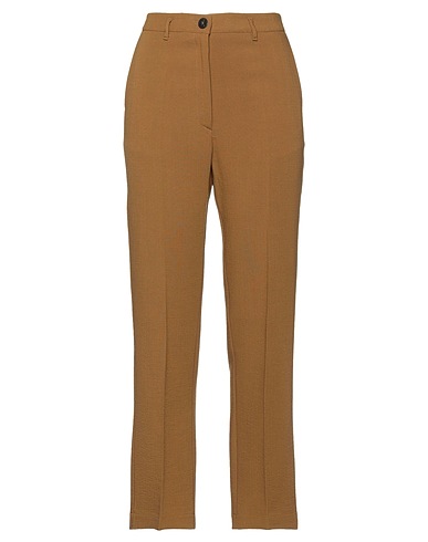 FORTE_FORTE Pantalone Cammello 46% Viscosa, 43% Lana, 11% Poliammide