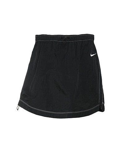 NIKE Mini skirt Swoosh Woven Skirt
 Black 100% Nylon