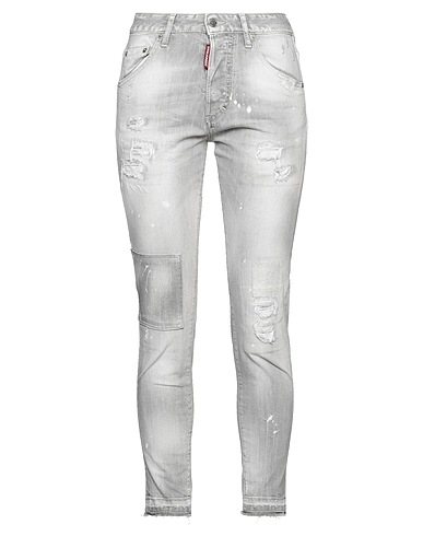 DSQUARED2 ジーンズ グレー コットン 98% / ポリウレタン 2%