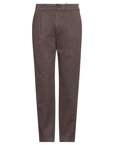 DEPARTMENT 5 Casual trouser Dark brown 54% Cotton, 43% Modal, 3% Elastane