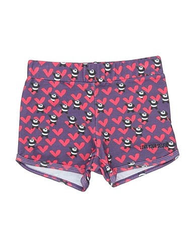 GARDNER AND THE GANG Shorts & Bermuda Purple 95% Cotton, 5% Elastane