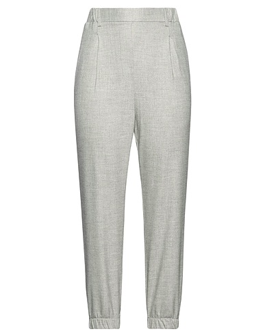SOALLURE Casual pants Light grey 82% Viscose, 15% Polyester, 3% Elastane