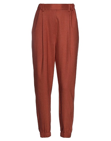 SOALLURE Casual trouser Rust 82% Viscose, 15% Polyester, 3% Elastane
