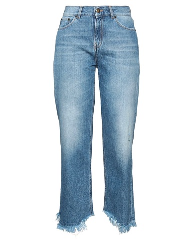 ANIYE BY Denim trousers Blue 100% Cotton