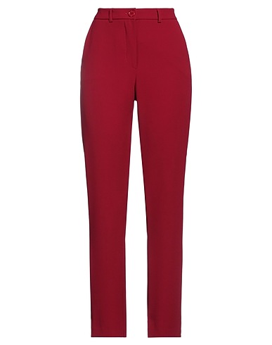 SOALLURE Casual trouser Burgundy 100% Polyester
