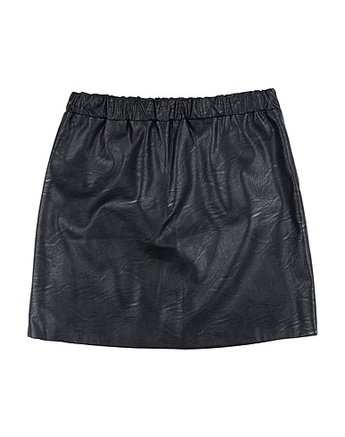 VICOLO Skirt Black 66% Polyurethane, 34% Viscose