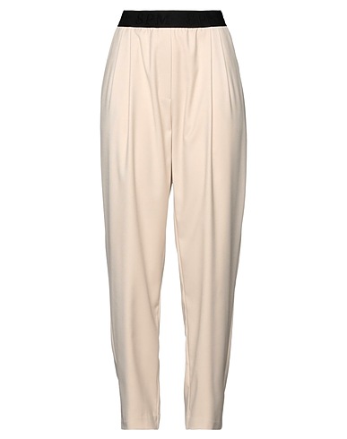 8PM Casual trouser Beige 64% Polyester, 33% Viscose, 3% Elastane
