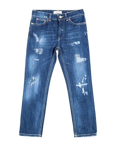 DONDUP Pantaloni jeans Blu 89% Cotone, 11% Elastomultiestere