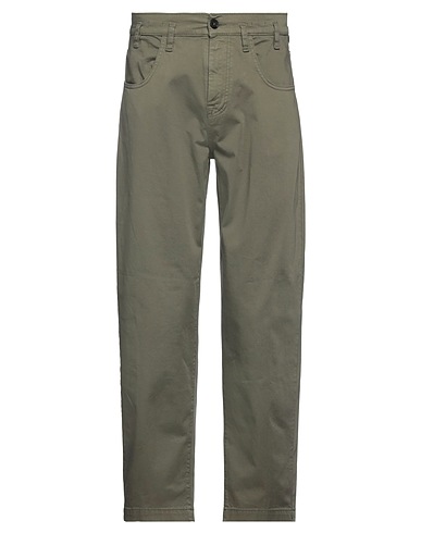 MASSIMO ALBA Pantalone Verde militare 97% Cotone, 3% Elastan