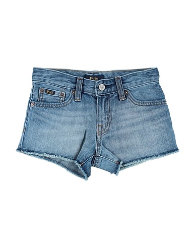POLO RALPH LAUREN Denim shorts Frayed Cotton Denim Short
 Blue 100% Cotton