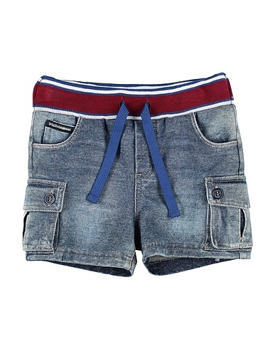 DOLCE&GABBANA Shorts & Bermuda Blue 95% Cotton, 5% Elastane