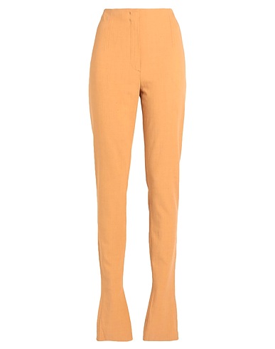 JACQUEMUS Pantalone Cammello 70% Viscosa, 26% Lino, 4% Elastan
