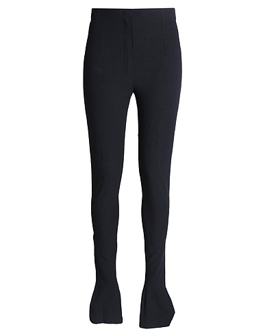 JACQUEMUS Pantalone Nero 70% Viscosa, 26% Lino, 4% Elastan